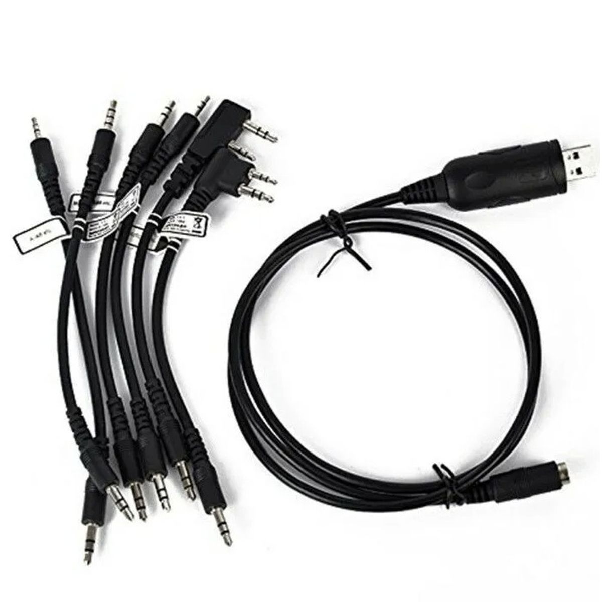 GENERICO - Cable Programacion 6 En 1 para Kenwood Icom Motorola Yaesu Hyt