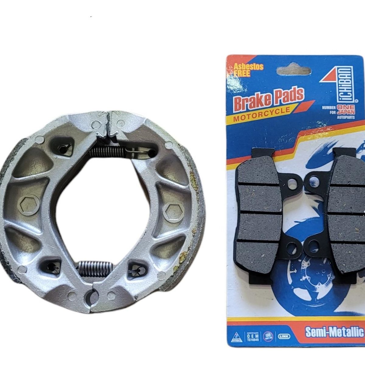 GENERICO - Pastillas Delanteras + Balatas Honda New Elite 125 Carburada