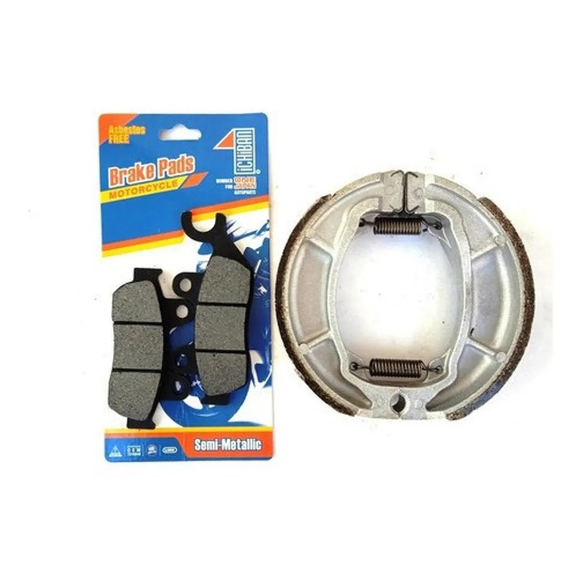 GENERICO - Pastillas Freno + Balatas Para Moto Honda Storm 125 Antigua