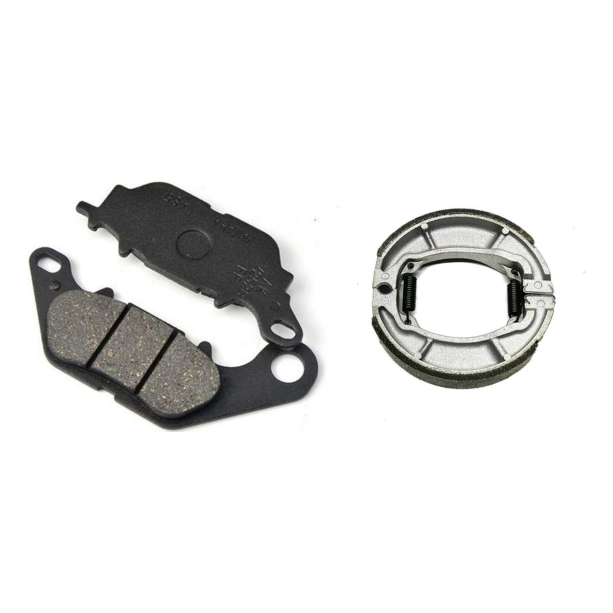 GENERICO - Pastillas Delanteras + Balatas Yamaha Fazer 250 O Ybr 250 - Gris