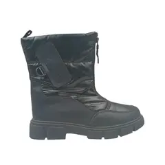 HERIEL - Bota Negra Impermeable Mujer