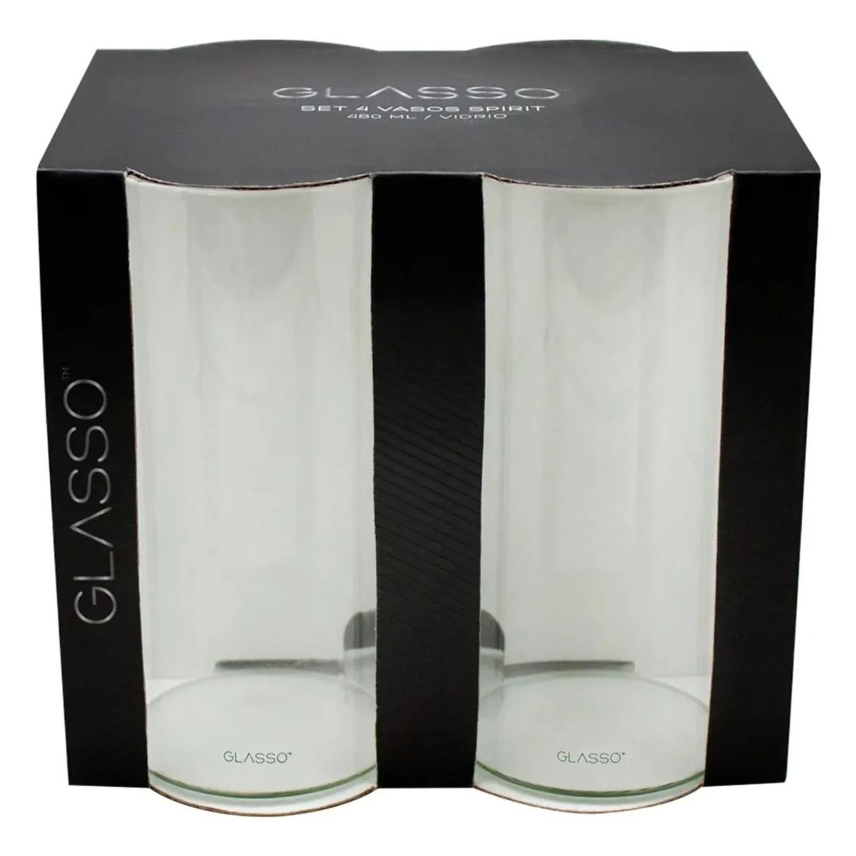 GLASSO - Set 4 Vaso Glasso Spirit 480 Ml Vidrio