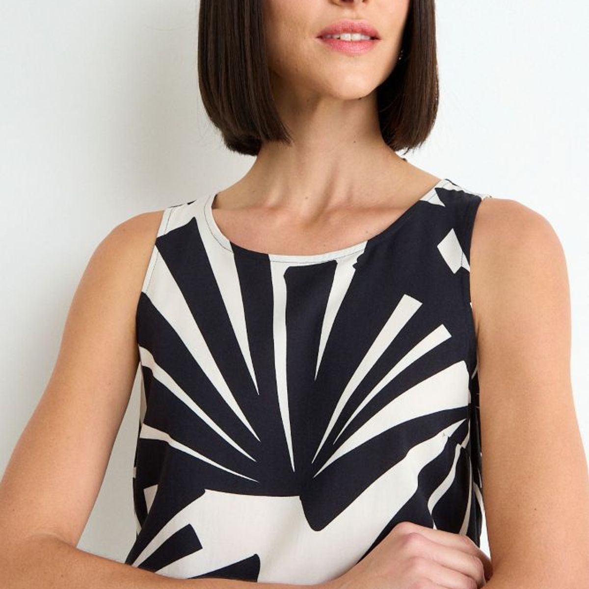 ASH - Blusa Fantasia Mujer Negro Ash