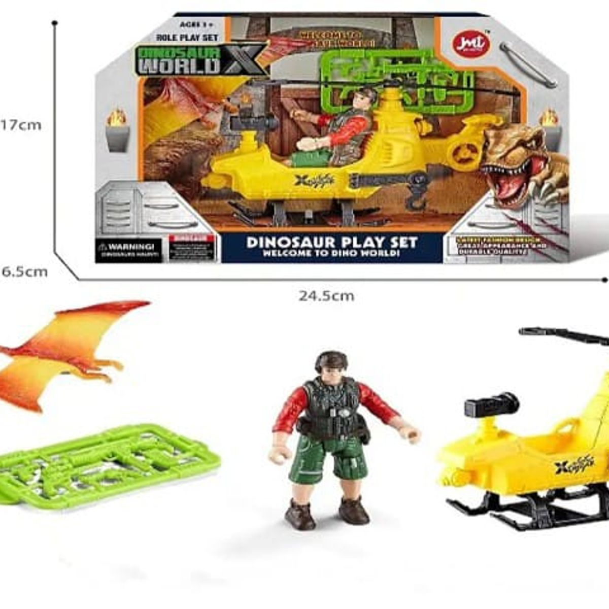 GENERICO - Juguete helicoptero con accesorios para niños