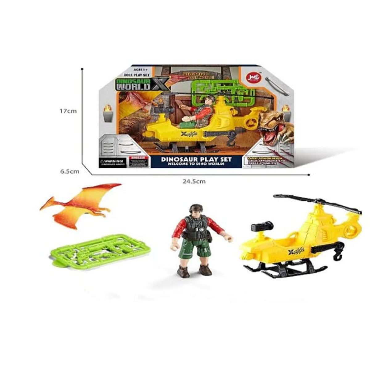 GENERICO - Juguete helicoptero con accesorios para niños