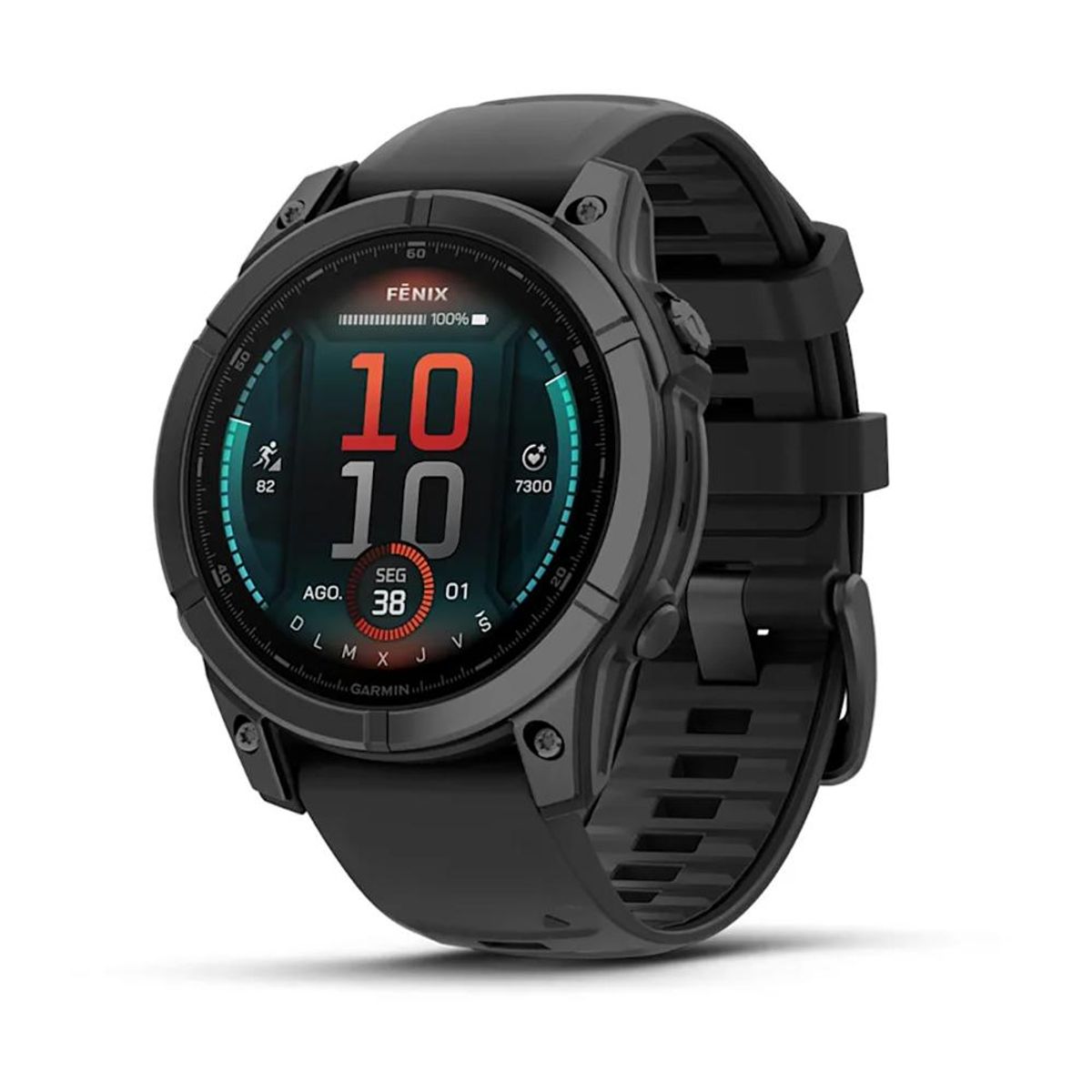 GARMIN - fenix E,47mm,Slate Gray Steel/Black