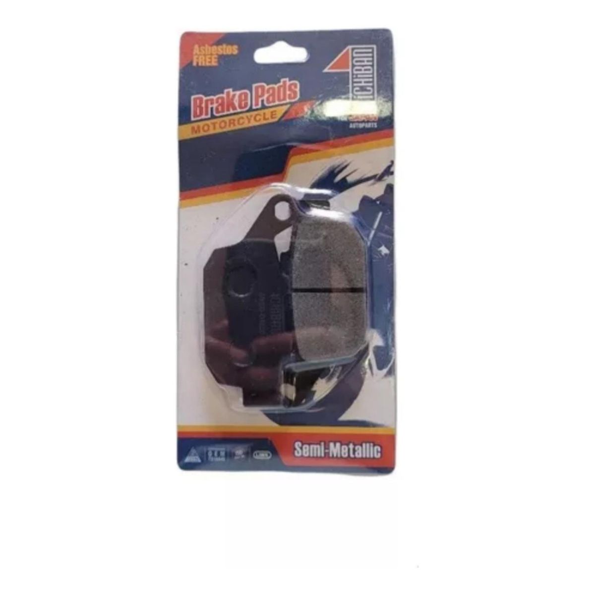 GENERICO - Pastillas De Freno Trasera Moto Zongshen Rx1 Japonesas