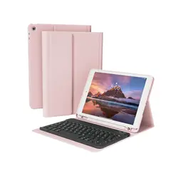 JOIGO - Funda Con Teclado Para iPad 102 7 8 9 Ranura Lapiz Rosado