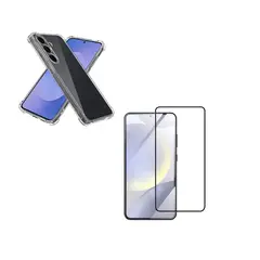 GENERICO - Carcasa Funda Mica Vidrio Transparente Para Samsung S25 fe