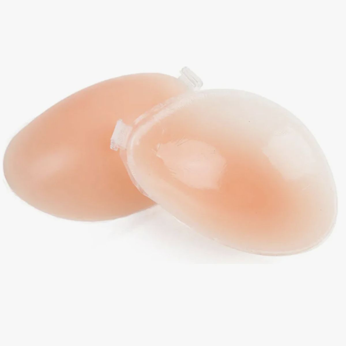GENERICO - Sostén Invisible De Silicona Autoadhesivo Con Efecto Push Up Coral claro Copa CD