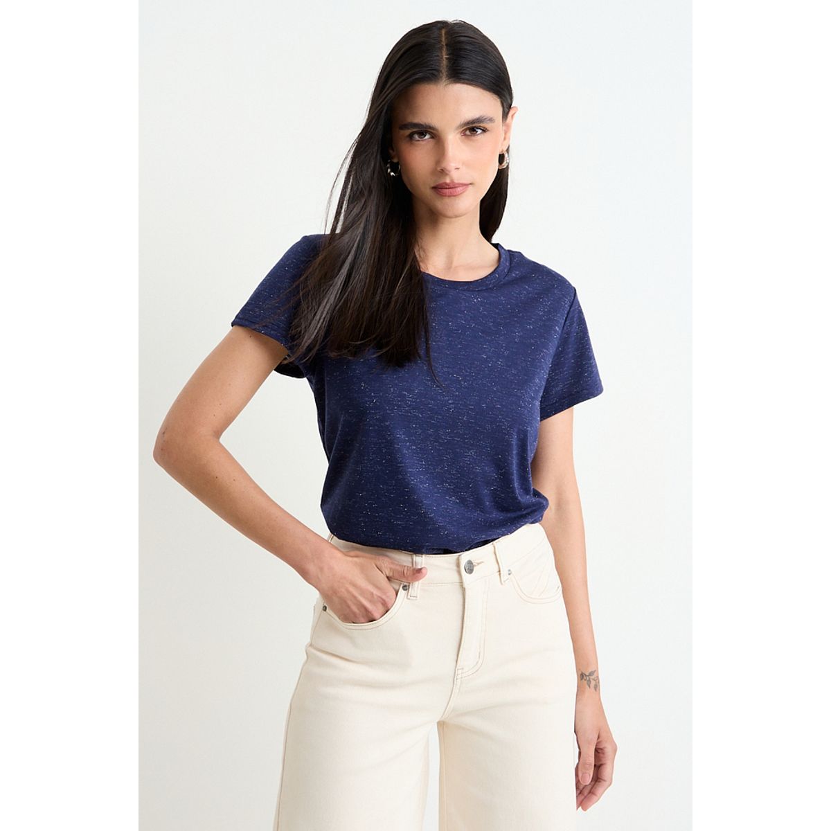 ASH - Polera Moda Mujer Azul Marino Ash