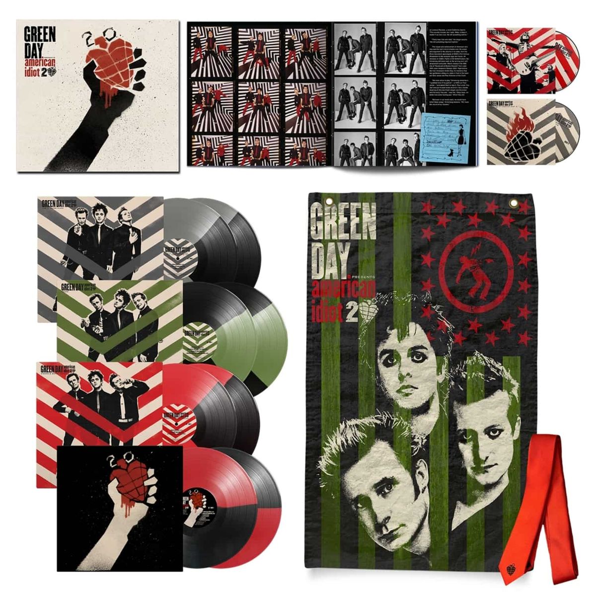 GRUPO LASER DISC - Vinilo Green Day American Idiot - 20th Anniversary 8LP+2BR