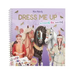 DEPESCHE - Libro para colorear + stickers - Top Model Dress me Up Around