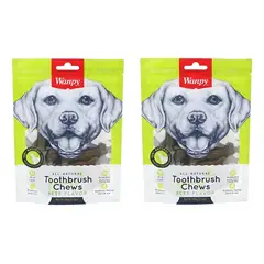 SNAK - X2 Snack Para Perros Wanpy Cuidado Bucal Masticable 100g C/u