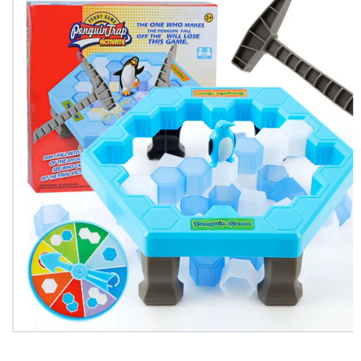 OEM - Juguete mini trampa de Pingüinos bloque de hielo montessori