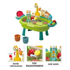 GENERICO - Mesa De Juegos Y Agua Para Niños Verde