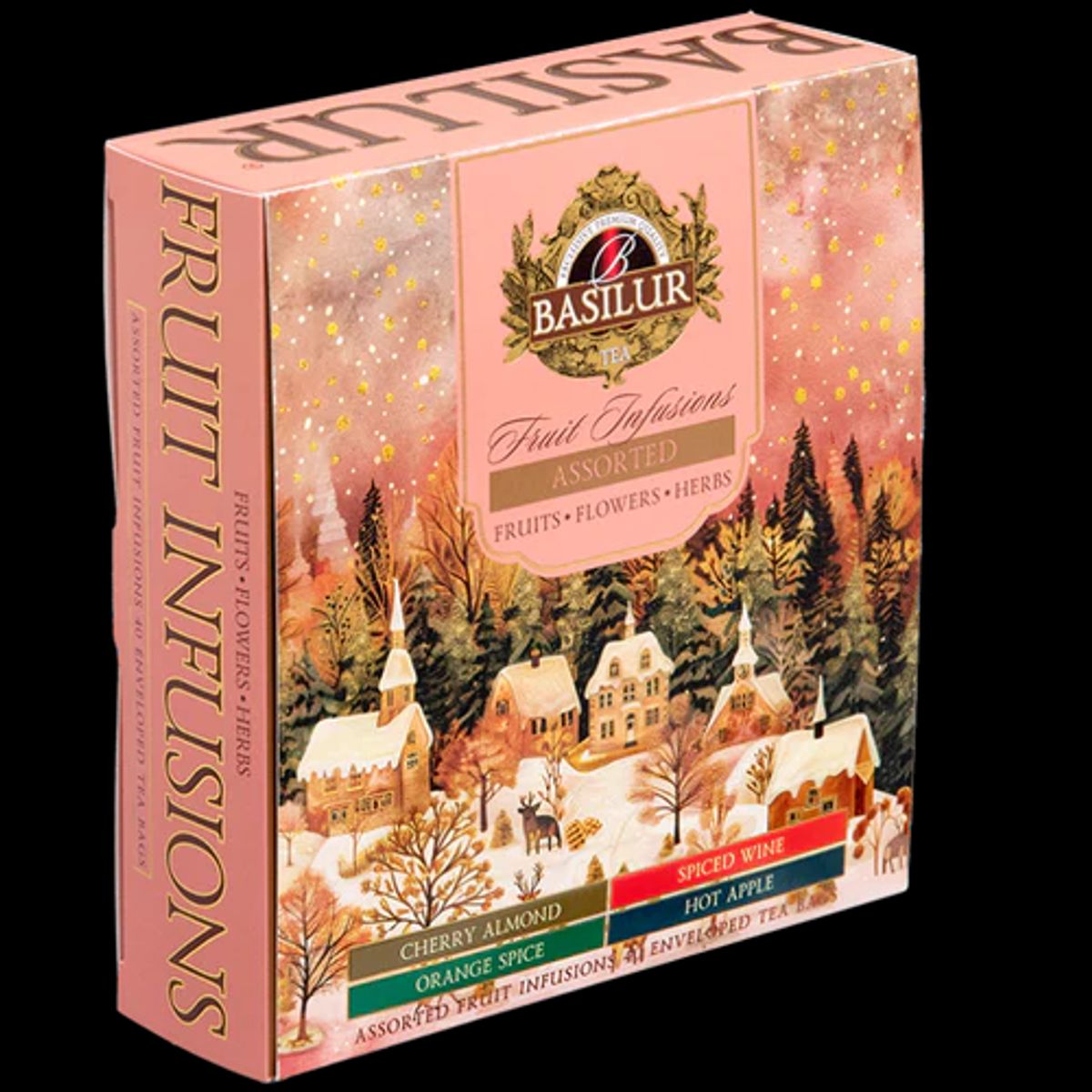 BASILUR - Fruit Infusion Navidad - Assorted 40 Bolsas