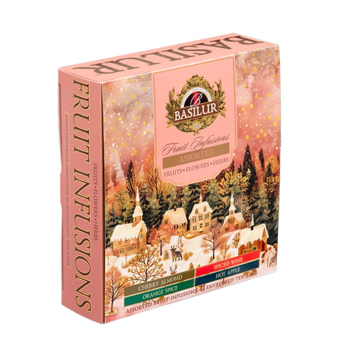 BASILUR - Fruit Infusion Navidad - Assorted 40 Bolsas