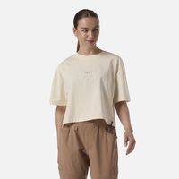 Polera Mujer Boulder Crop T-Shirt Crema