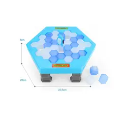 OEM - Juguete mini trampa de Pingüinos bloque de hielo montessori