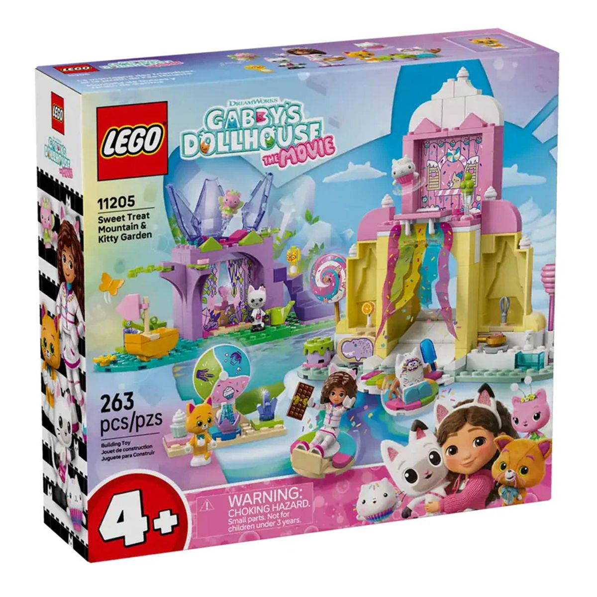 LEGO - GABBY'S DOLLHOUSE MONTAÑA DE DULCES Y JARDIN DE GATITOS