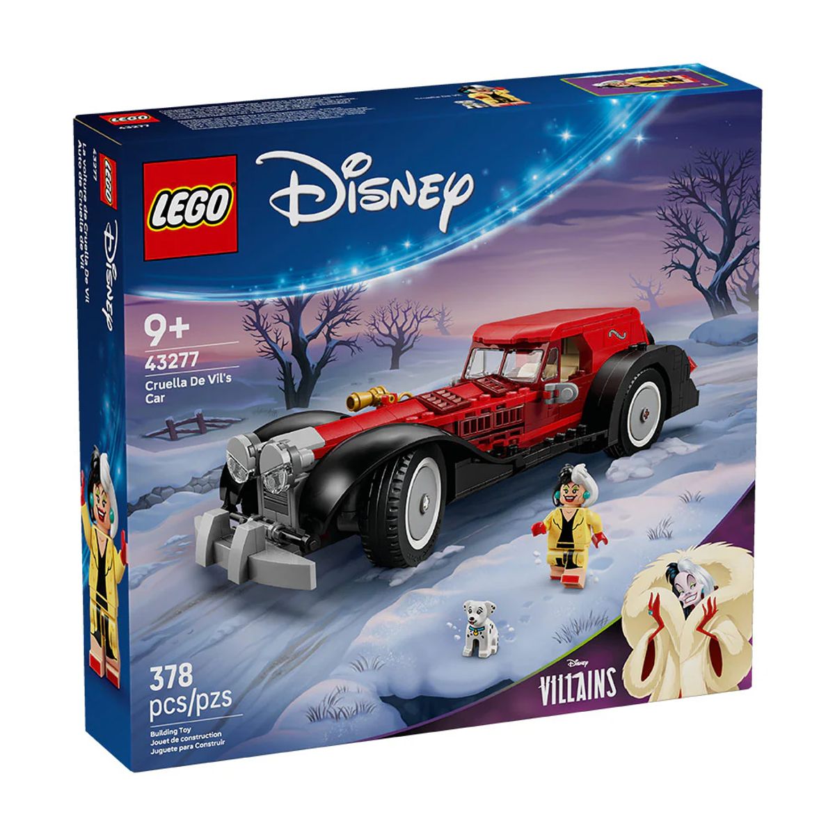 LEGO - LEGO DISNEY CLASSIC AUTO DE CRUELLA DE VIL 43277
