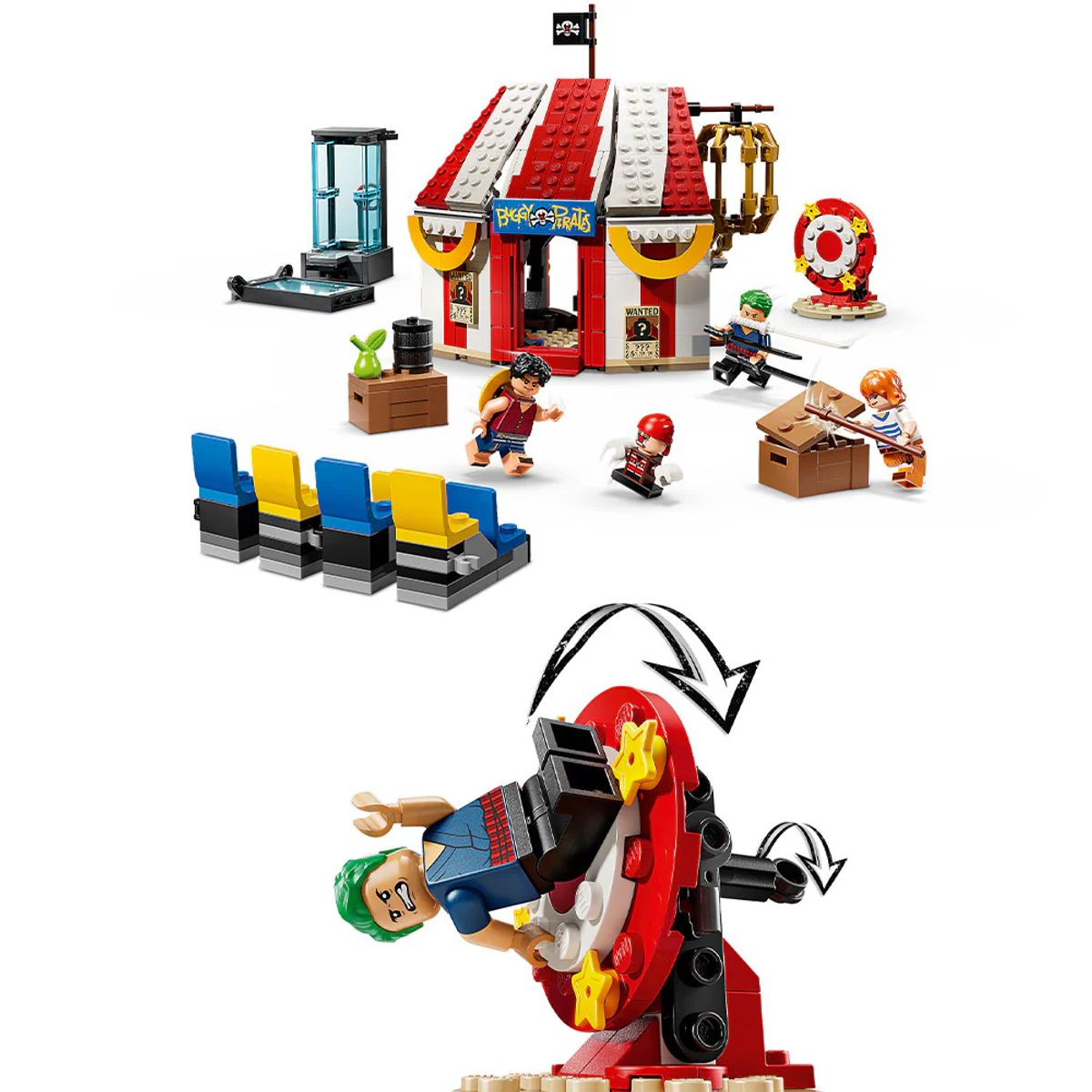 LEGO - LEGO ONE PIECE CARPA DE CIRCO DE BUGGY EL PAYASO 75637