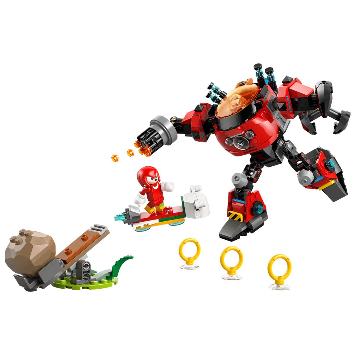 LEGO - KNUCKLES VS. MECH EGG CRUSHER DEL DR. EGGMAN 77005