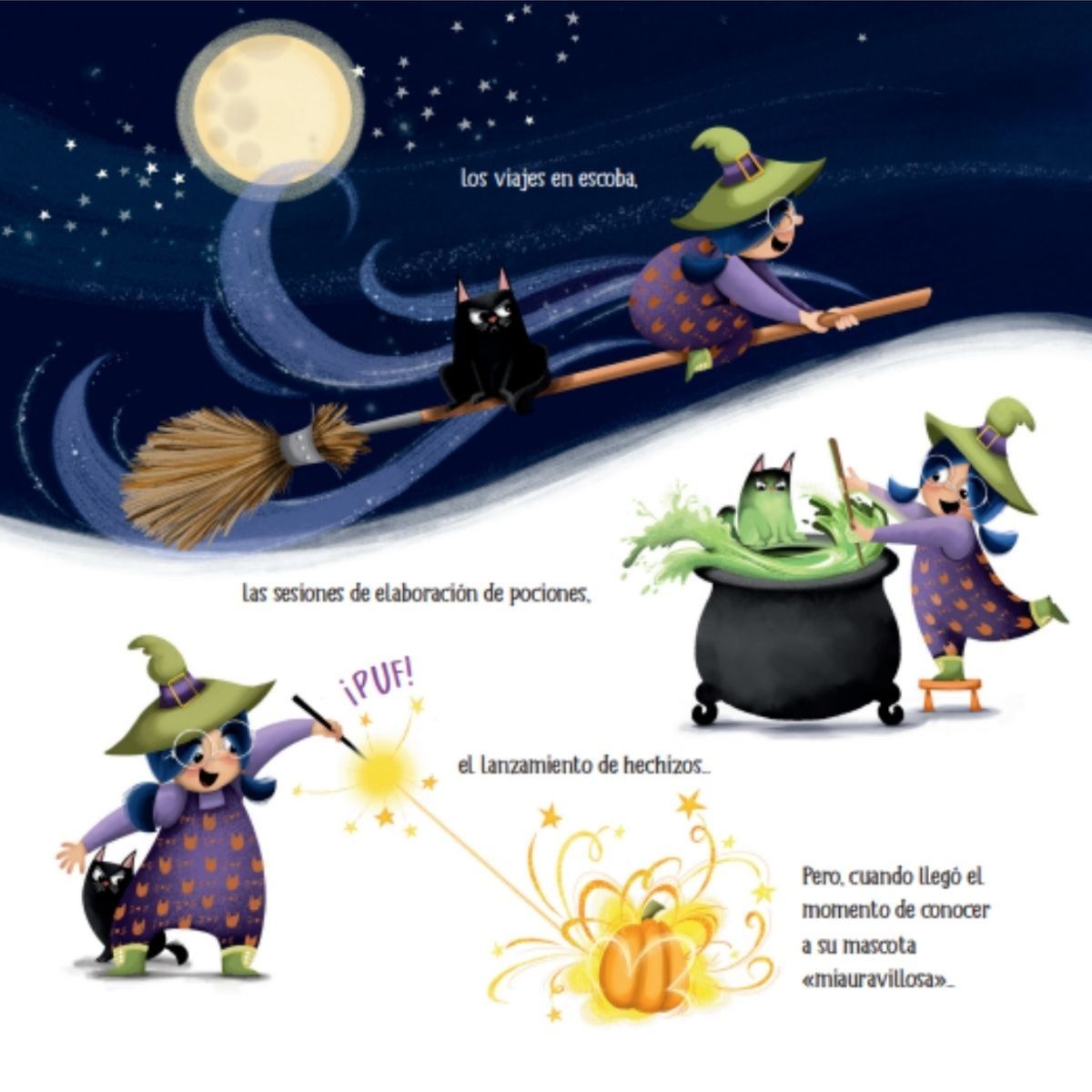 EDICIONES OBELISCO - Wilma y Wómbat. Todas las brujas necesitan un gato