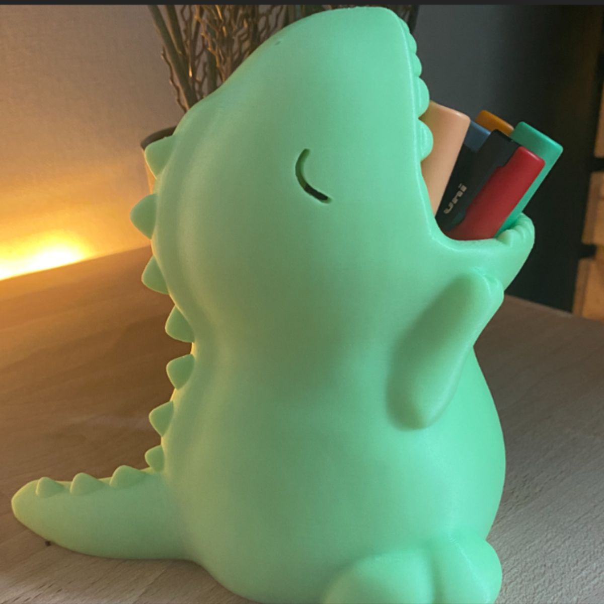 GENERICO - Porta lápices Dinosaurio T-REX