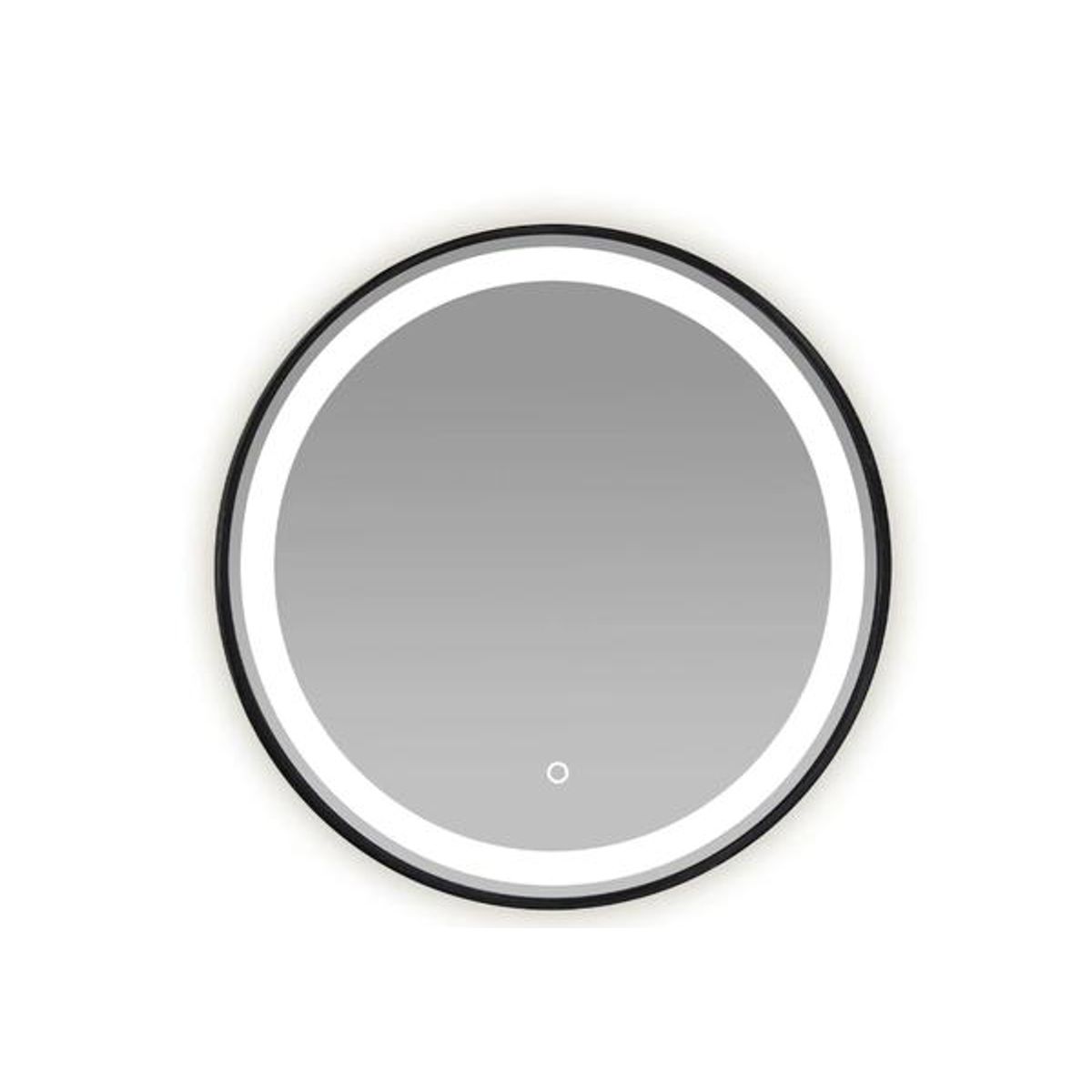 TAUMM - ESPEJO CIRCULAR TAUMM 60CM 3 LUCES LED BORDE NEGRO