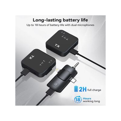 Imagen 2 del producto MICROFONO INALAMBRICO 3 EN 1 PARA CAMARA