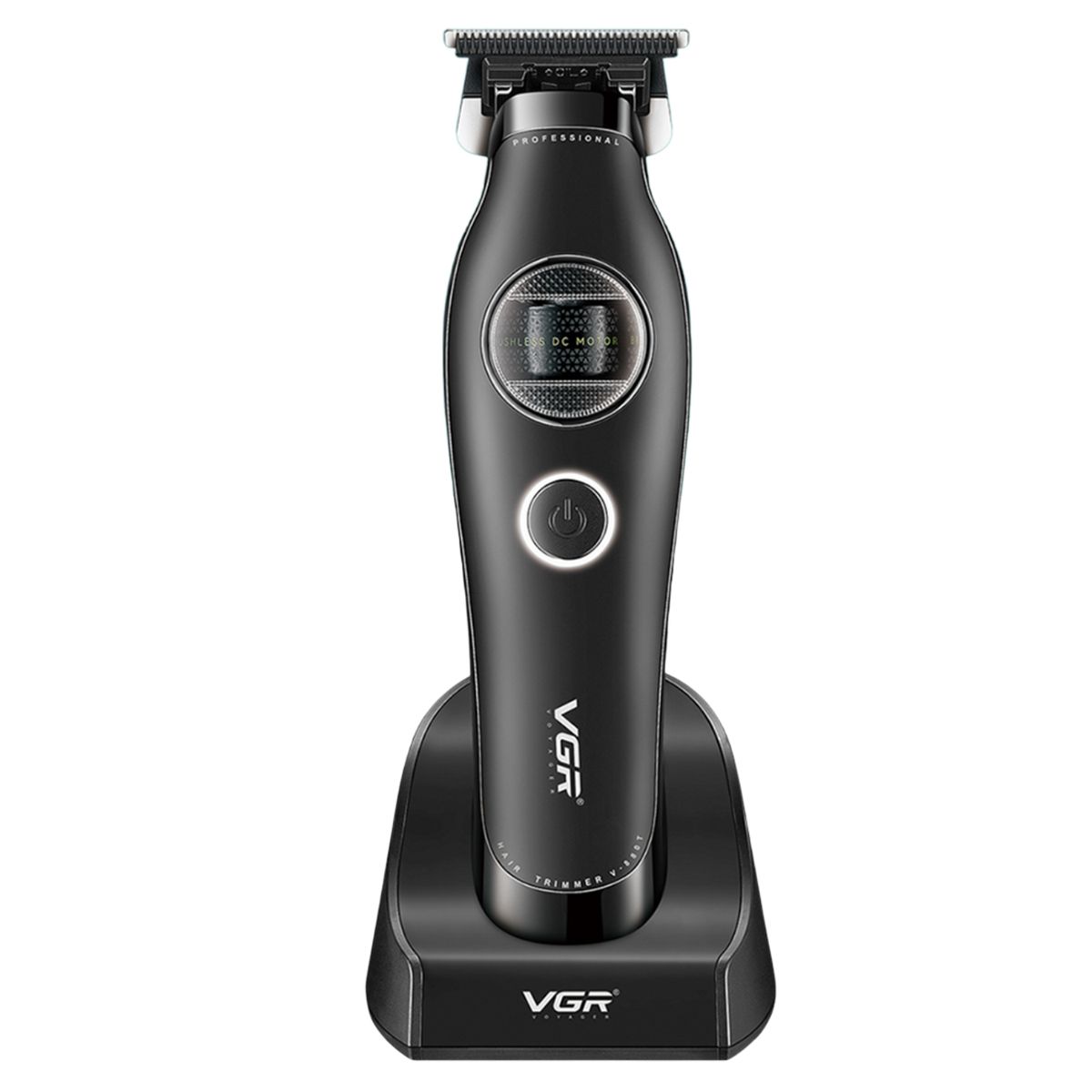 VGR VOYAGER - Maquina Patillera Trimmer VGR880T Rotatech Bldc 7200RPM Negro