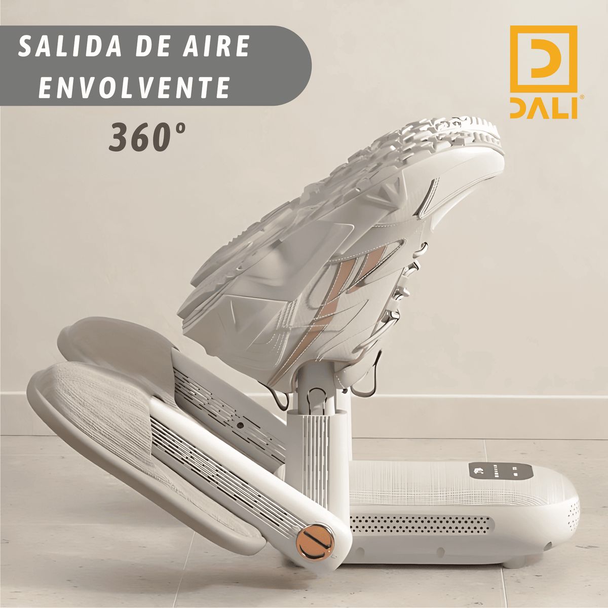 GENERICO - Secador de Zapatos Eléctrico 4 Cabezales – Para 2 Pares con Temporizador