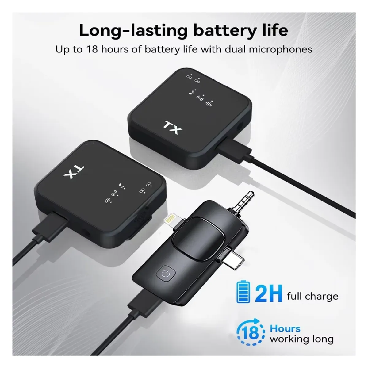 OEM - MICROFONO INALAMBRICO 3 EN 1 PARA CAMARA