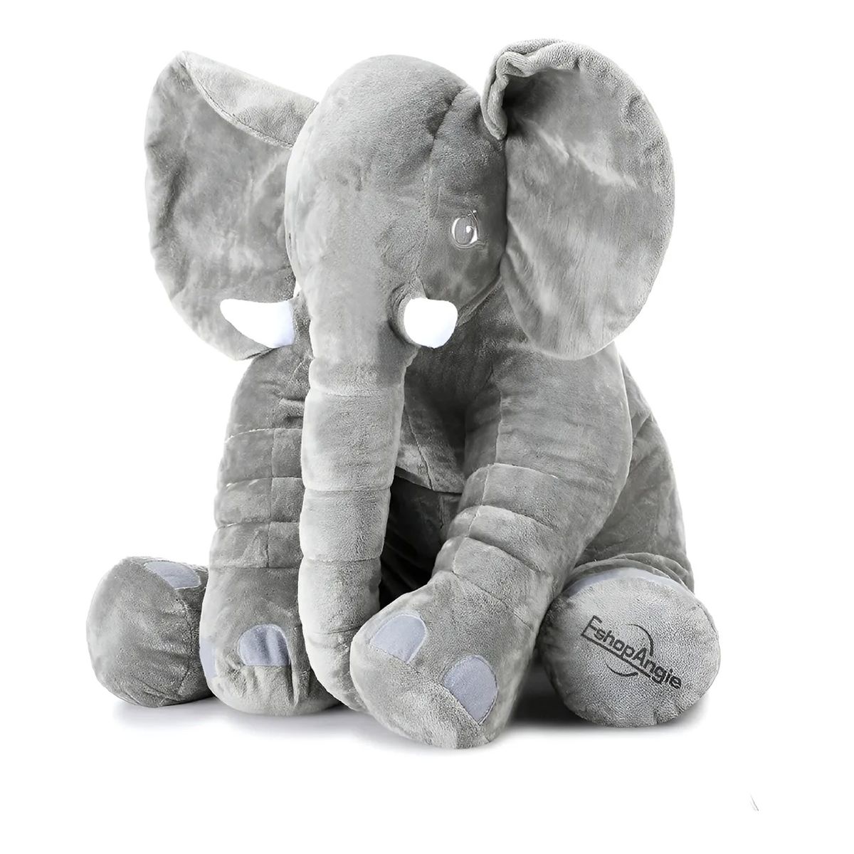 ESHOPANGIE - Almohada Elefante De Soporte Para Bebés 0 A 3 Años Gris