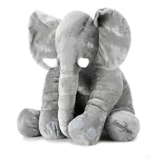 ESHOPANGIE - Almohada Elefante De Soporte Para Bebés 0 A 3 Años Gris