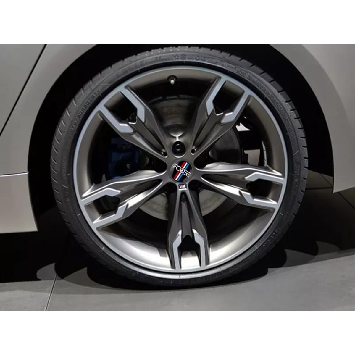 GENERICO - X4 Tapas centro de llantas de auto tunning FOOSE NEGRA  56MM