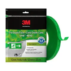 3M - Cinta Doble Contacto Vhb4910 12mmx20m Transparente