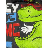 CUBRECAMA DE NIÑO QUILT DE VERANO DELGADO DISEÑO NEGRO PATIN 1.5 PLAZA 100% ALGODON