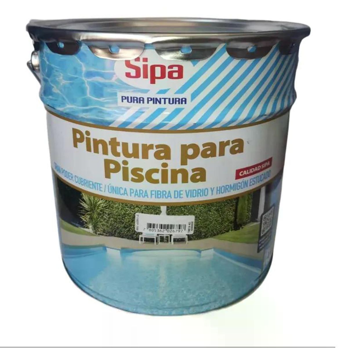 PINTURA SIPA PISCINA AZUL 4GL, marca SIPA - Foto Principal