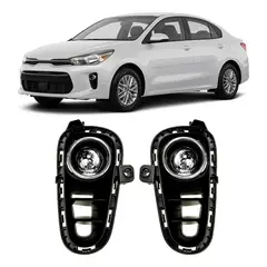 GENERICO - Kit De Neblineros Kia Rio 2017 - 2021 Hatchback Y Sedan