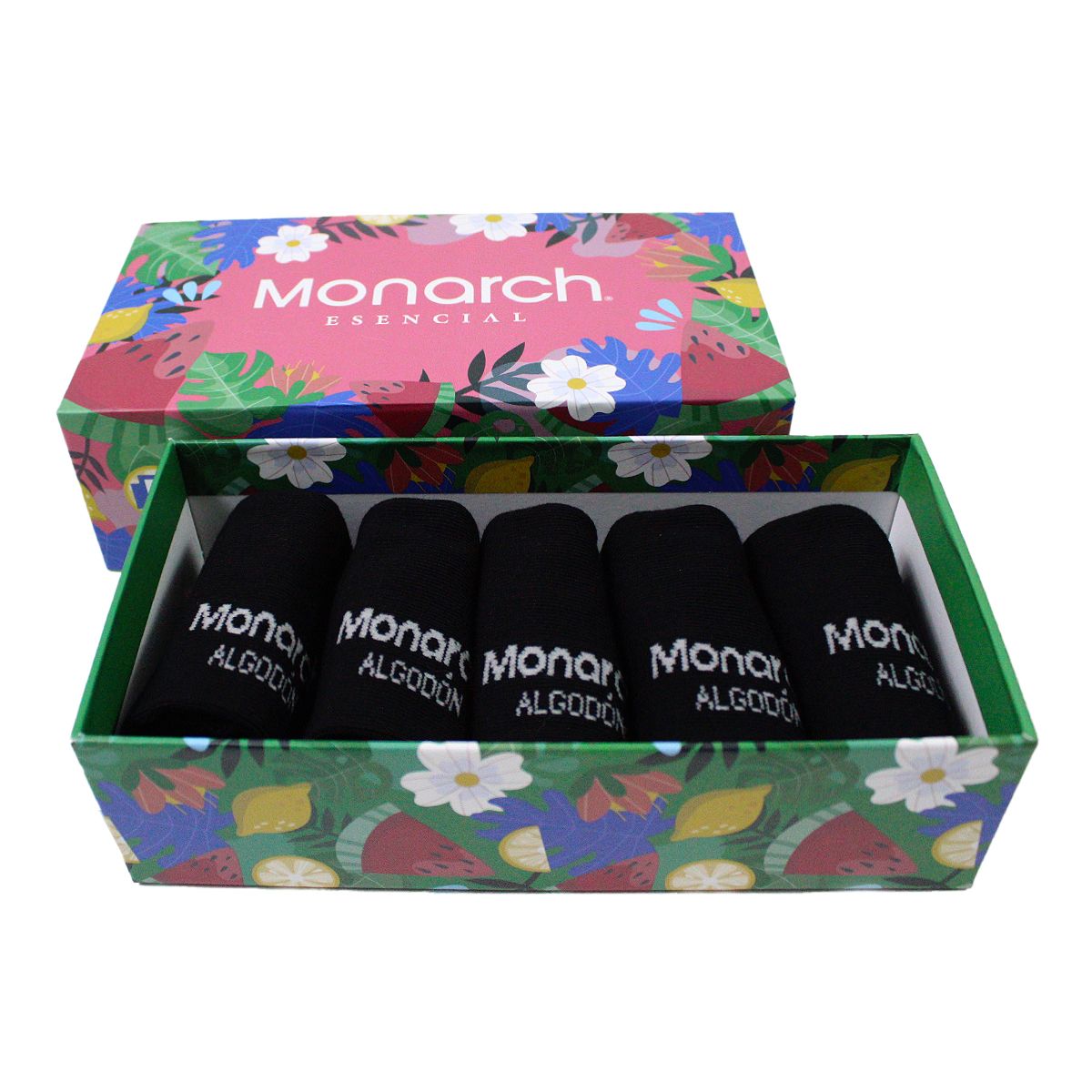 MONARCH - 5 Pares Calcetines Cotton 0/4 ¡Especial Navidad! Monarch