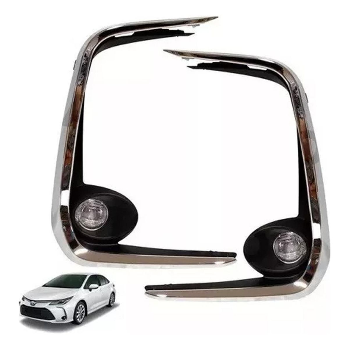 GENERICO - Kit de Neblineros Led para Toyota Corolla 2020 - 2026