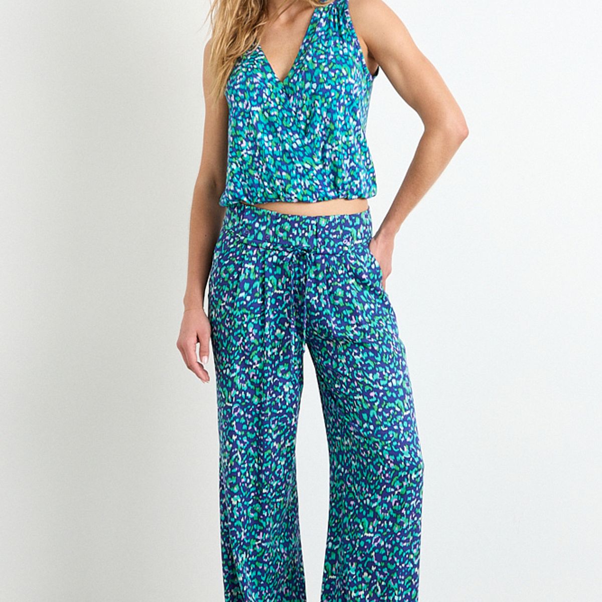 IO - Pantalon Fantasia Mujer Azul Io