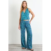 Pantalon Fantasia Mujer Azul