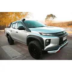 GENERICO - Kit Neblineros Para Mitsubishi New L200 2019 - 2025 - Gris