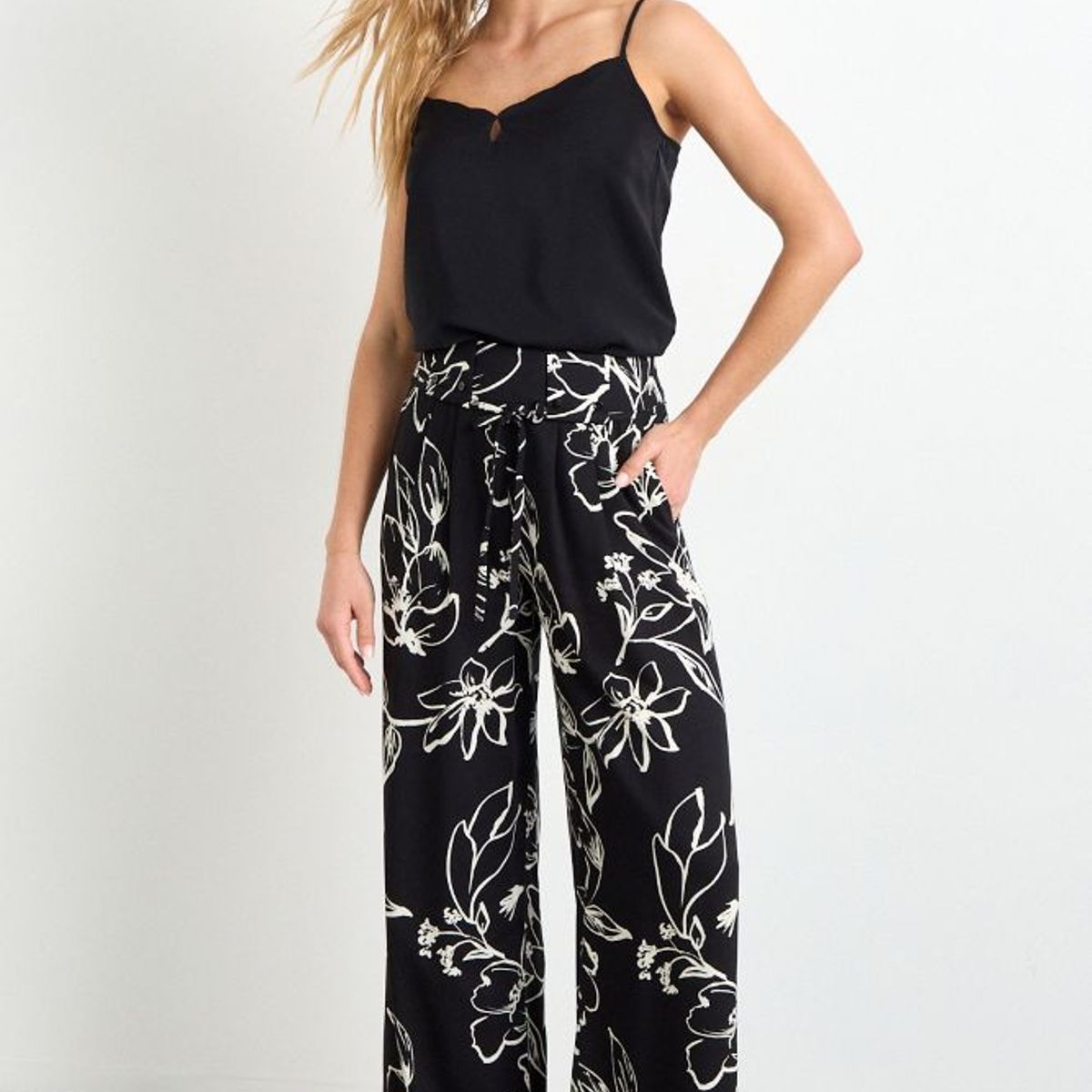 IO - Pantalon Fantasia Mujer Negro Io