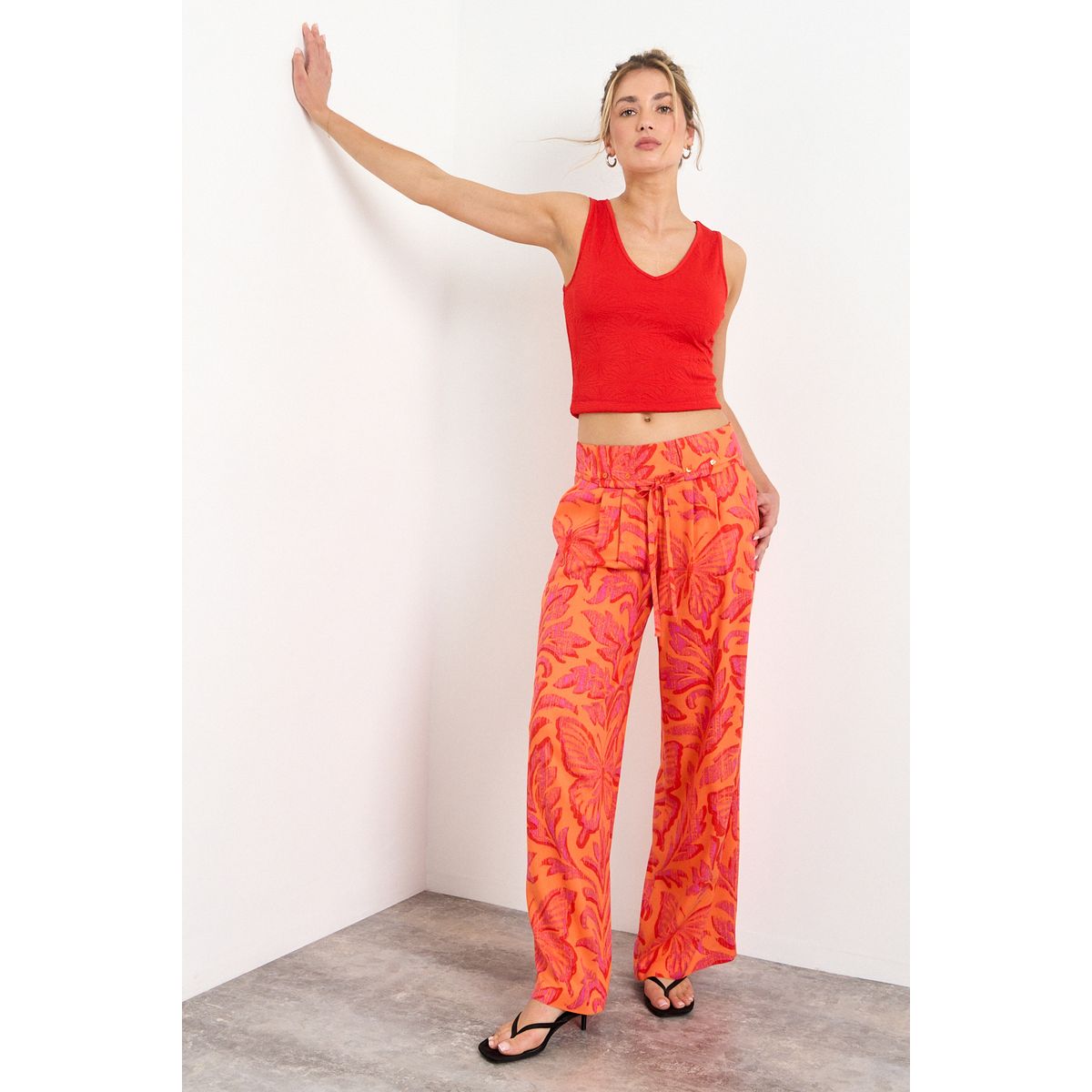 IO - Pantalon Fantasia Mujer Naranjo Io