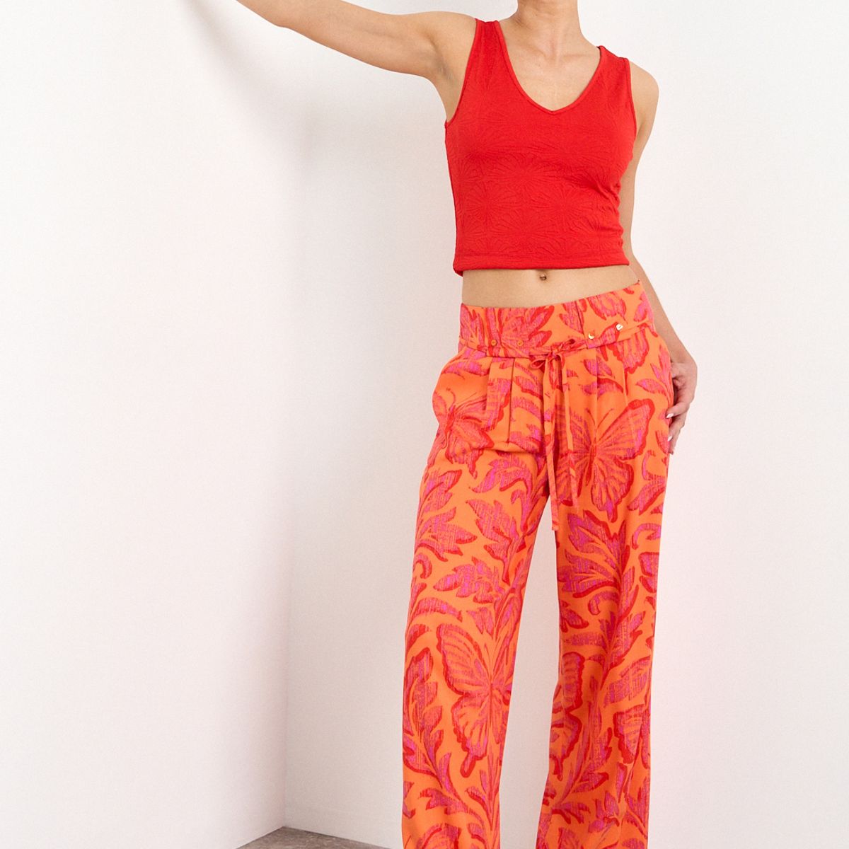 IO - Pantalon Fantasia Mujer Naranjo Io